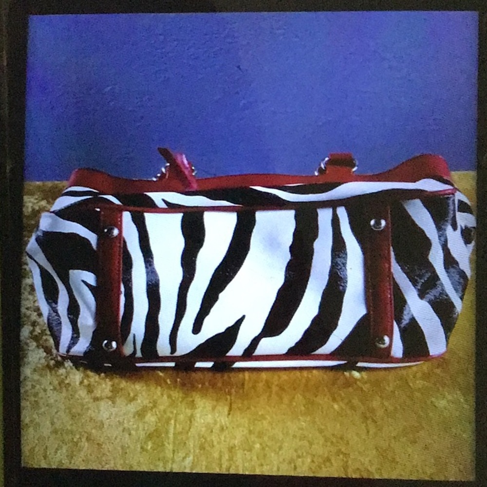 Dooney And Bourke Zebra Print Tote - image 5